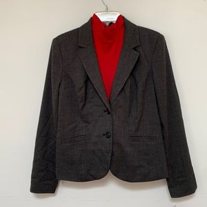 NWT women’s gray/black lined blazer.  Kohl’s 212 collection.  Size 12.